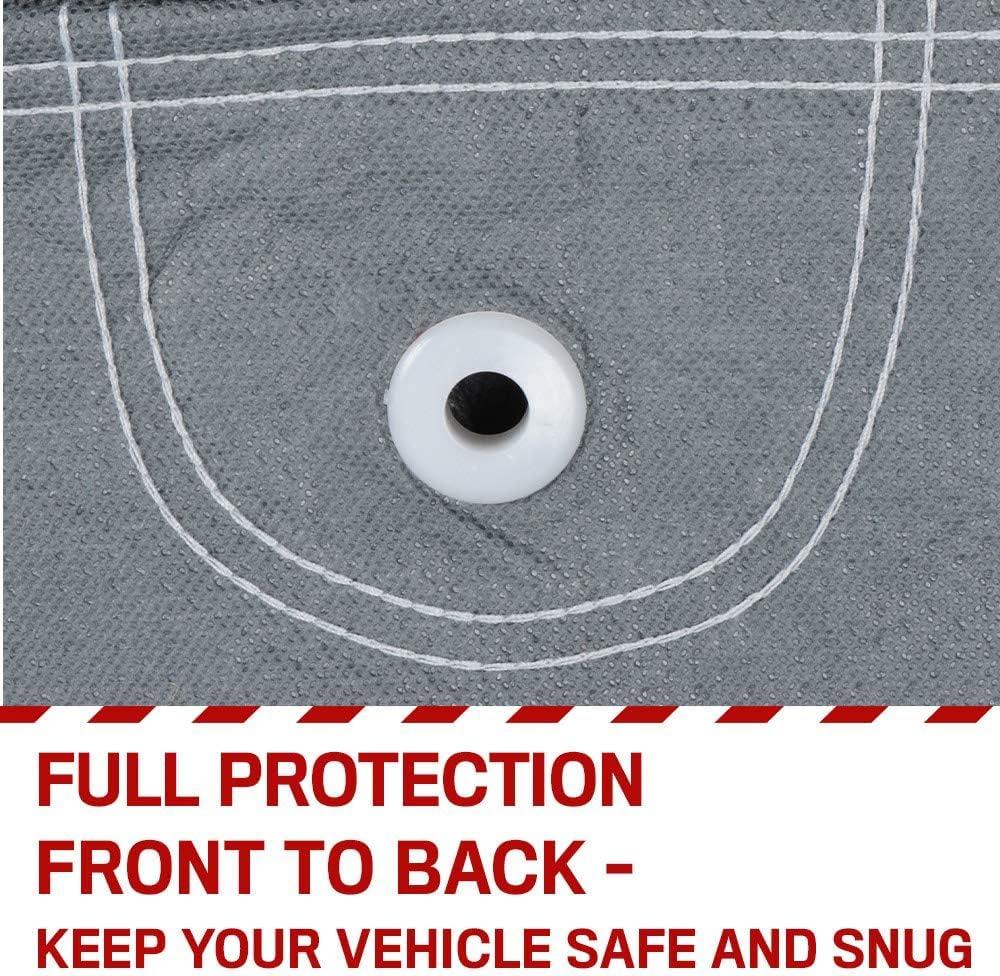 imageMotor Trend 4Layer 4Season Auto Waterproof Outdoor UV Protection for Heavy Duty Use Full Car Cover for Vans Suvs Crossovers up to 185quot210 L x 77 W x 60H