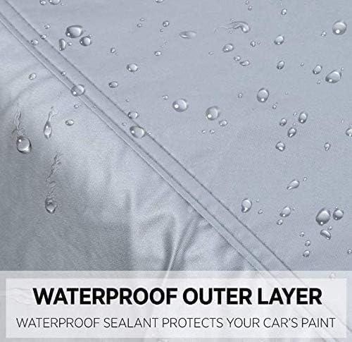 imageMotor Trend All Season Weatherwear 1Poly Layer Snow Proof Water Resistant VanSUV Cover Fits up to 200 InchFits up to 210 Length