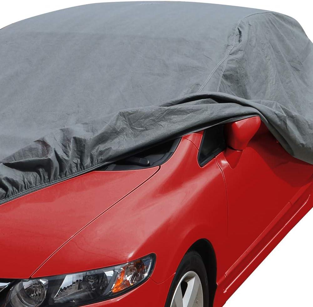 imageMotor Trend Breathable Lightweight Car Cover AntiMoisture BuildUp WaterResistant ScratchResistant TravelFriendly Universal Fit for Cars SUVs Trucks Vans AllWeather OutdoorIndoor L 190quot LM