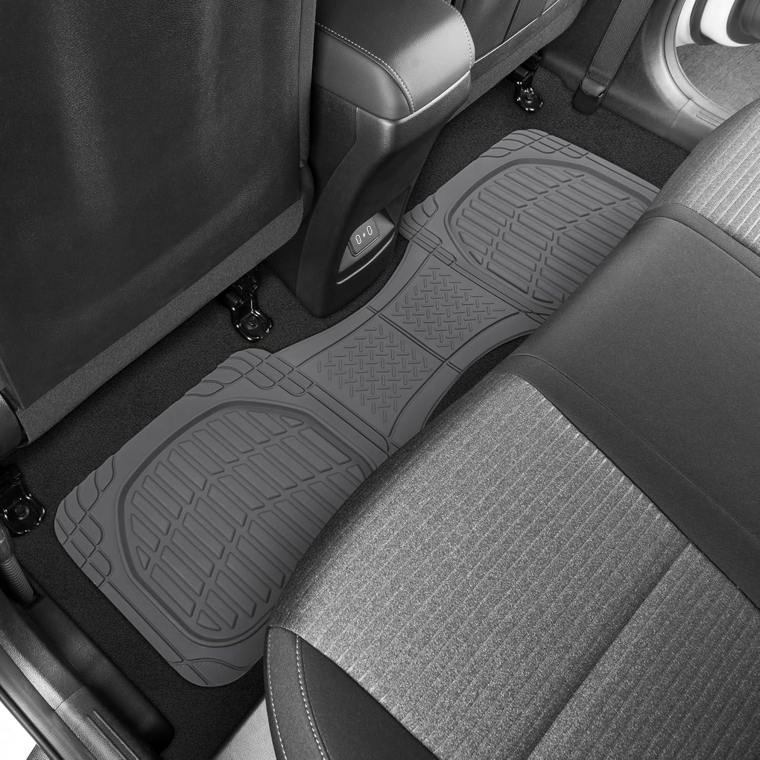 imageMotor Trend FlexTough Floor Mats for Cars Blue Deep Dish AllWeather Car Mats Waterproof Trimto Fit Automotive Floor Mats for Cars Trucks SUV Universal Floor Liner Car AccessoriesGray