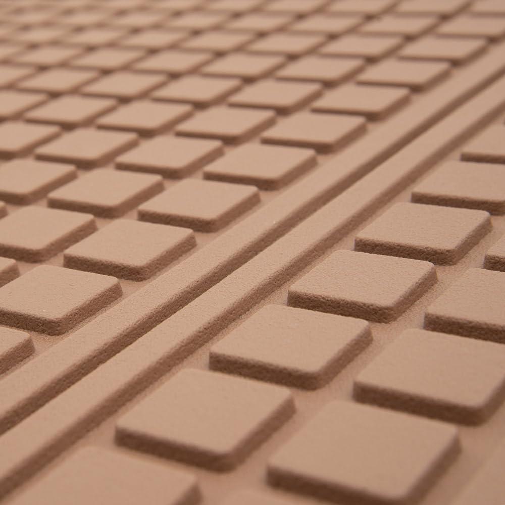 imageMotor Trend FlexTough Rear Cargo Mat  HeavyDuty Trimmable Car Trunk Mat for Back of SUV Universal Rear Cargo Liner for SUV Flexible Trunk Liner Automotive Floor Mats ampamp Cargo Liners GrayBeige