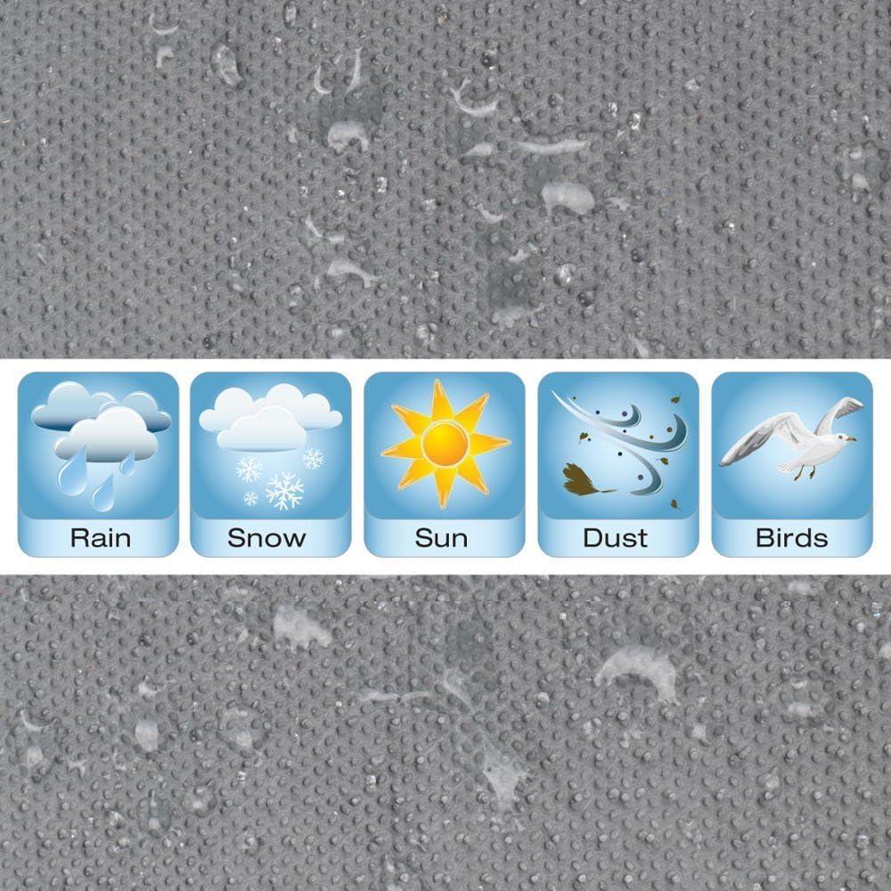 imageMotor Trend Large Truck Car Cover Waterproof All Weather Heavy Duty Car Cover Protection UV Rain Snow Universal Fit Car Cover For Automobiles Pickup Trucks Outdoor Indoor Cover For Trucks  230quotL