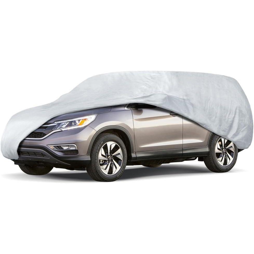 imageMotor Trend All Season Weatherwear 1Poly Layer Snow Proof Water Resistant VanSUV Cover Fits up to 200 InchFits up to 200 Length