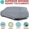 imageMotor Trend 4Layer 4Season Auto Waterproof Outdoor UV Protection for Heavy Duty Use Full Car Cover for Vans Suvs Crossovers up to 185quot185 L x 72 W x 56H