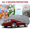 imageMotor Trend 4Layer 4Season Auto Waterproof Outdoor UV Protection for Heavy Duty Use Full Car Cover for Vans Suvs Crossovers up to 185quot200 L x 77 W x 60H