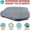 imageMotor Trend 4Layer 4Season Auto Waterproof Outdoor UV Protection for Heavy Duty Use Full Car Cover for Vans Suvs Crossovers up to 185quot200 L x 77 W x 60H