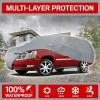 imageMotor Trend 4Layer 4Season Auto Waterproof Outdoor UV Protection for Heavy Duty Use Full Car Cover for Vans Suvs Crossovers up to 185quot225 L x 80 W x 63H