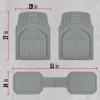 imageMotor Trend 943GR FlexTough Defender Car Floor Mats Next Generation Deep Dish Heavy Duty Contour Liners for Car SUV Truck ampamp VanAll Weather Protection Trim to Fit Most Vehicles GrayGray