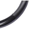 imageMotor Trend Ergonomic Grip Steering Wheel CoverProtector for Small Size Steering Wheels in Cars SUVs Boats 135145quot Grip Drive Pro Comfort Grip BlackBlack StitchingCarbon Fiber Synthetic Leather Black