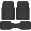 imageMotor Trend FlexTough Floor Mats for Cars Blue Deep Dish AllWeather Car Mats Waterproof Trimto Fit Automotive Floor Mats for Cars Trucks SUV Universal Floor Liner Car AccessoriesBlack