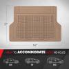 imageMotor Trend FlexTough Rear Cargo Mat  HeavyDuty Trimmable Car Trunk Mat for Back of SUV Universal Rear Cargo Liner for SUV Flexible Trunk Liner Automotive Floor Mats ampamp Cargo Liners GrayBeige