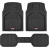imageMotor Trend 943GR FlexTough Defender Car Floor Mats Next Generation Deep Dish Heavy Duty Contour Liners for Car SUV Truck ampamp VanAll Weather Protection Trim to Fit Most Vehicles GrayBlack