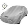 imageMotor Trend FlexCover Waterproof Car Cover for Rain Wind All Weather L Fits up to 190 x 70 x 50 inchesSilver