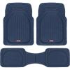 imageMotor Trend FlexTough Floor Mats for Cars Blue Deep Dish AllWeather Car Mats Waterproof Trimto Fit Automotive Floor Mats for Cars Trucks SUV Universal Floor Liner Car AccessoriesCobalt Blue