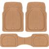 imageMotor Trend FlexTough Floor Mats for Cars Blue Deep Dish AllWeather Car Mats Waterproof Trimto Fit Automotive Floor Mats for Cars Trucks SUV Universal Floor Liner Car AccessoriesBeige