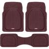imageMotor Trend FlexTough Floor Mats for Cars Blue Deep Dish AllWeather Car Mats Waterproof Trimto Fit Automotive Floor Mats for Cars Trucks SUV Universal Floor Liner Car AccessoriesBurgundy