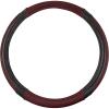 imageMotor Trend GripTech Sport Burgundy Steering Wheel Cover  Enhanced Traction and Comfort for Car Truck Van SUV  15 inch TwoTone DesignBurgundy