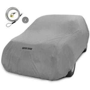 imageMotor Trend 4Layer 4Season Auto Waterproof Outdoor UV Protection for Heavy Duty Use Full Car Cover for Vans Suvs Crossovers up to 185quot225 L x 80 W x 63H
