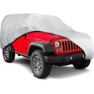 imageMotor Trend All Season Weatherwear 1Poly Layer Snow Proof Water Resistant VanSUV Cover Fits up to 200 InchFits up to 185 Length