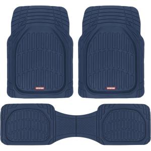 imageMotor Trend FlexTough Floor Mats for Cars Blue Deep Dish AllWeather Car Mats Waterproof Trimto Fit Automotive Floor Mats for Cars Trucks SUV Universal Floor Liner Car AccessoriesCobalt Blue