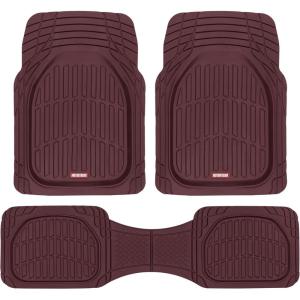 imageMotor Trend FlexTough Floor Mats for Cars Blue Deep Dish AllWeather Car Mats Waterproof Trimto Fit Automotive Floor Mats for Cars Trucks SUV Universal Floor Liner Car AccessoriesBurgundy