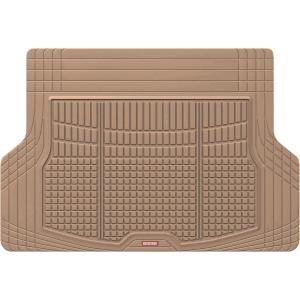 imageMotor Trend FlexTough Rear Cargo Mat  HeavyDuty Trimmable Car Trunk Mat for Back of SUV Universal Rear Cargo Liner for SUV Flexible Trunk Liner Automotive Floor Mats ampamp Cargo Liners GrayBeige