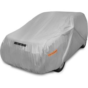 imageMotor Trend SafeKeeper Heavy Duty Car Cover Waterproof All Weather MultiLayered Truck SUV Car Cover for Snow Rain Sun UV Protection Full Exterior Car Covers for Automobiles Fits up to 157quot Length6Series