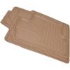 imageMotor Trend 2Piece Premium All Weather Rubber Floor Mats for Cars SUVs Trucks Heavy Duty Universal Fit Trim To Fit Protection 2 Front Floor MatsBeige