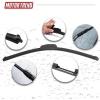 imageMotor Trend Flexblade Premium Replacement Windshield Wiper Blades  Bracketless Curved Beam Blade Design  All Season All Weather Silent StreakFree 22  22 Inch 2 Pack22  26 Inch 2 Pack