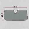 imageMotor Trend Front Windshield Sun Shade  Jumbo Accordion Folding Auto Sunshade for Car Truck SUV  Blocks UV Rays Sun Visor Protector  Keeps Your Vehicle Cool  66 x 27 InchGray
