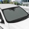imageMotor Trend Front Windshield Sun Shade  Jumbo Accordion Folding Auto Sunshade for Car Truck SUV  Blocks UV Rays Sun Visor Protector  Keeps Your Vehicle Cool  66 x 27 InchGray