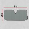imageMotor Trend Front Windshield Sun Shade  Jumbo Accordion Folding Auto Sunshade for Car Truck SUV  Blocks UV Rays Sun Visor Protector  Keeps Your Vehicle Cool  66 x 27 InchGray