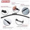 imageMotor Trend WP324 FlexBlade Premium Beam Wiper Blade  50 Longer Life HighGrade Natural Rubber 45 Degree Precision Cut 24 inch  1 Piece