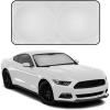 imageMotor Trend 1 Piece PopUp Auto Shade Universal Car Windshield Sun Shade for Front Window Collapsible Foldable Sunshade for Car Windshield Keeps Interior Cool Heat UV Small 61 x 29 inches Gray