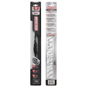 imageMotor Trend WP116 UltraFirm Precision Wiper Blade  HighGrade Natural Rubber Metal Frame 45 Degree Cut for Maximum Clarity 16 Inch