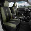 imageMotor Trend Black Cloth Car Seat Covers for Front Seats  Premium Automotive Bucket Seat Covers Made for Vehicles with Removable Headrests Interior Covers for Car Truck Van SUV Seat ProtectorGreen Front Seats