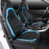 imageMotor Trend Blue Faux Leather Car Seat Covers for Front Seats  Premium High Back Automotive Seat Covers Made for Vehicles with Integrated Fixed Headrests Fits Most Car Truck SUV