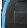 imageMotor Trend Blue Faux Leather Car Seat Covers for Front Seats  Premium High Back Automotive Seat Covers Made for Vehicles with Integrated Fixed Headrests Fits Most Car Truck SUV