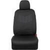 imageMotor Trend Super Sport Gray Faux Leather Seat Covers Front Seats  Modern TwoTone Design Easy to Install Seat Protectors Interior Covers for Car Truck Van and SUVGray