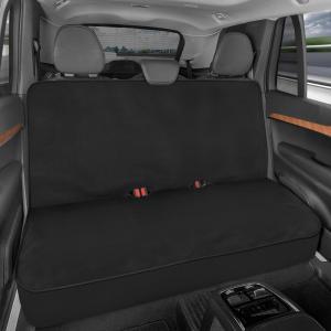 imageBDK AquaShield Rear Bench Car Seat Cover Waterproof Neoprene Back Seat Cover for Trucks Van SUV Ideal Car Seat Protector for Kids ampamp Dogs Automotive Car Accessories GrayBlack
