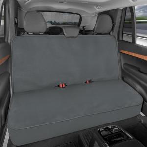 imageBDK AquaShield Rear Bench Car Seat Cover Waterproof Neoprene Back Seat Cover for Trucks Van SUV Ideal Car Seat Protector for Kids ampamp Dogs Automotive Car Accessories GrayGray