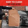 imageMotor Trend FlexTough Performance All Weather Rubber Car Floor Mats  3 Piece Floor Mats Automotive Liners for Cars Truck SUV HeavyDuty Waterproof BeigeBeige