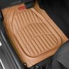 imageMotor Trend MT921BK FlexTough Tortoise  Heavy Duty Rubber Floor Mats for Car SUV Van ampamp Truck  All Weather Protection  Deep Dish BlackBeige