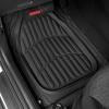 imageMotor Trend MT921BK FlexTough Tortoise  Heavy Duty Rubber Floor Mats for Car SUV Van ampamp Truck  All Weather Protection  Deep Dish BlackBlack