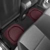 imageMotor Trend MT921BK FlexTough Tortoise  Heavy Duty Rubber Floor Mats for Car SUV Van ampamp Truck  All Weather Protection  Deep Dish BlackBurgundy
