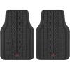 imageMotor Trend Grand Prix Tire Tread Rubber Car Floor Mats for Autos SUV Truck ampamp Van  AllWeather Waterproof Protection Front ampamp Rear Seat Liners Trim to Fit Most VehiclesBeigeBlack
