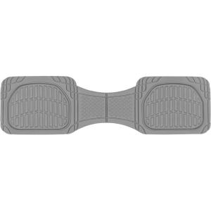 imageMotor Trend Premium FlexTough Deep Dish Rear Rubber Floor Mat Liners Heavy Duty AllWeather Universal Fit TrimToFit Floor Mats for Cars Sedans Trucks SUVs Durable ampamp Easy To Clean Car Mats  BlackGray