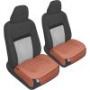 imageMotor Trend Faux Leather Front Seat Cover for Cars  1 Burgundy Front Car Seat Covers for SUV amp Truck with Storage Pockets  Automotive Car Seats Cover Protector  for Bottom Cushion Coverage OnlyBrown