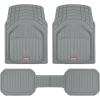 imageMotor Trend FlexTough Defender Floor Mats for Cars amp TrunkShield Trunk Mat Set NextGen Deep Dish Heavy Duty Car All Weather Rubber Set Auto Truck Van SUV B09VYBHPDKGray