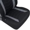 imageSuperior Protectorate  Neoprene Car Seat Covers  Black amp Gray Two Tone Chevron Stitched Premium Waterproof Automotive Seat Protectors MultiLayer Material for Interior Fit